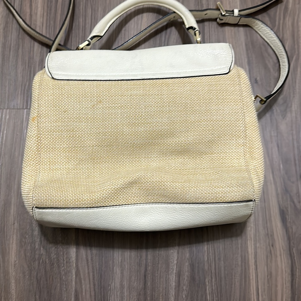 Kate Spade White and Beige Purse - Picture 4 of 11